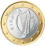 piece de 1 euro irlande