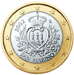 piece de 1 euro san marino