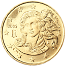 piece de 10 cent d'euro d'italie