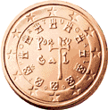 piece de 2 cent, 2 centimes d'euro du portugal