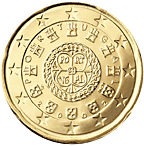 piece de 20 cent 20 centimes d'euro du portugal