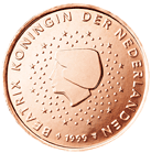 piece de 5 cent 5centime d'euro des pays bas