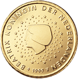 piece de 50 cent, 50 centime d'eiro des pays-bas