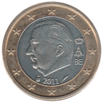1 euro 2011 belgique