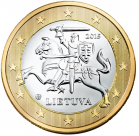 1 euro 2015 lituanie