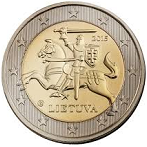 2 euros 2015 lituanie