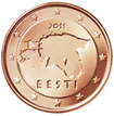 piece de 1 cent estonie 2011