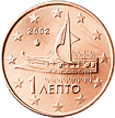pièce de 1 cent grece