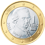 piece de 1 euro autriche
