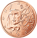 piece de 2 cent france