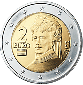 piece de 2 euros autriche