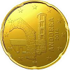 piece de 20 cent, 20 centimes d'euro 2014 andorre