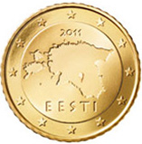 piece de 50 cent estonie de 2011