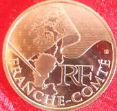 10 euros argent franche comté