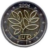 2 euro 2004 commemorative Finlande élargissement de l’Union européenne