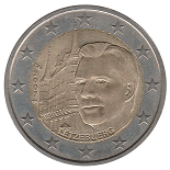 2 euro 2007 commémorative Luxembourg Grand-Duc Henri et le  palais grand-ducal