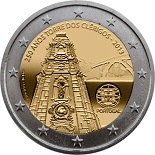 2 euro commemorative 2013 Portugal 250ème anniversaire de la construction de la Torre dos Clérigos