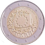 2 euro 2015 france 30ème anniversaire du drapeau européen