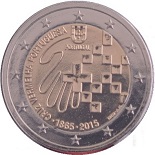 2 euro commémorative 2015 Portugal 150ème anniversaire de la  croix rouge portugaise