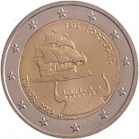 2 euro commémorative 2015 Portugal premier contact avec le Timor célébration du  500ème anniversaire