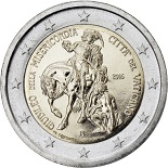 pièce 2 euros 2016 Vatican l'année sainte de la miséricorde