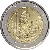 2 euro 2019 Vatican 90e anniversaire de la fondation de l'état du Vatican