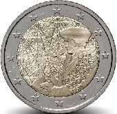 2 € euro commémorative 2022 Estonie Erasmus