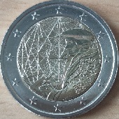 2 euro Slovénie erasmus