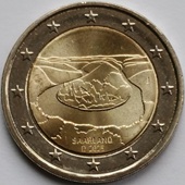 2 euro commémorative 2025 Allemagne, Saarland – Méandre de la Sarre