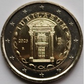 2 euro commémorative 2025 Italie pour célébrer le Jubilé 2025.