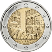 2 euro commémorative 2025 Vatican pour le Jubilé 2025, le Jubilé de l'espérance