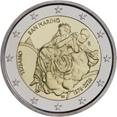 2 euro commémorative 2026 Saint-Marin pour le 450e anniversaire de la mort du Titien
