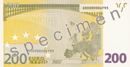 billet de 200 euros verso