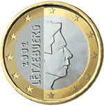 piece de 1 euro du luxembourg