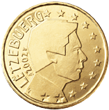 piece de 50 cent 50 centimes d'euro luxembourg