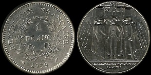1 franc commémorative 1989 états generaux
