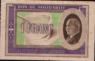 bon de solidarité de 1 franc