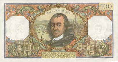 billet de 100 francs 1977 corneille