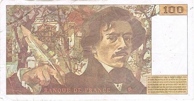 100 Francs Delacroix 1980 Alpha K28-506780 