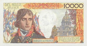 Billet de 10 000 francs Bonaparte 1956