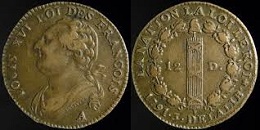 12 deniers 1791 type françois