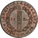 12 deniers 1792 louis xvio type francois