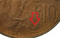 10 centimes 1898 ESSAI