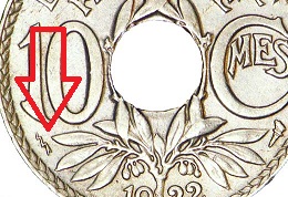 10 centimes 1922 Poissy