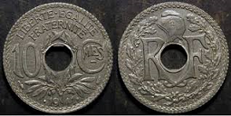 10 centimes 1941 zinc lindauer