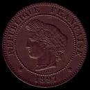 5 centimes 1897 ceres