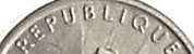 1/2 franc 1965 caractère épais