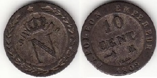 10 centimes 1809 Napoléon 1er