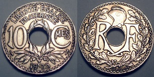 10 centimes 1925 Lindauer