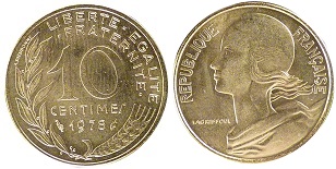 10 centimes 1978 marianne